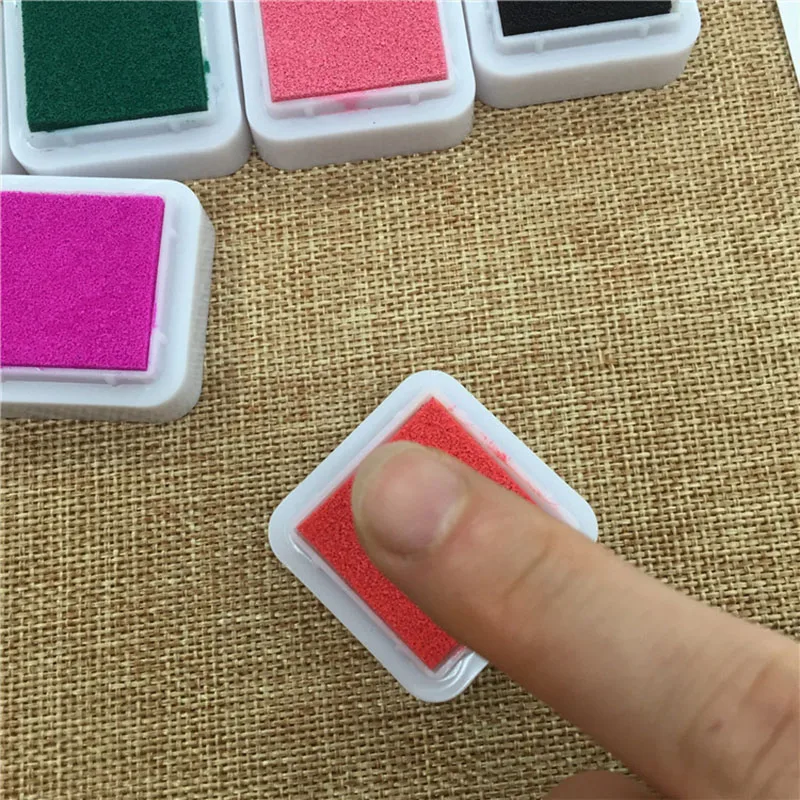 Милая чернильная Подушка 24 цвета мультяшный штамп крафт на масляной основе