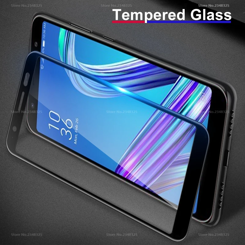 Закаленное стекло с полным покрытием для ASUS Zenfone Max pro m1 ZB602KL M1 ZB555KL ZB 602KL HD защита