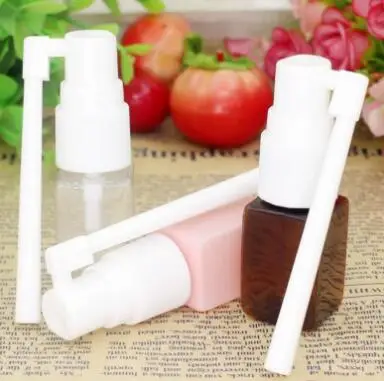 500 шт. компанией DHL Бесплатная 10 мл квадратный назальный спрей Бутылочки ПЭТ
