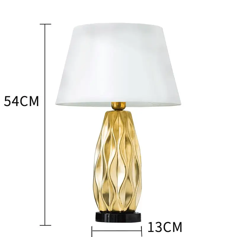 Современные скандинавские волнистые Керамические настольные лампы в форме