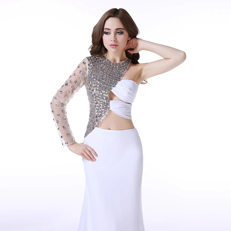 Forevergracedress реальное изображение Белый платье для выпускного вечера Новый стиль