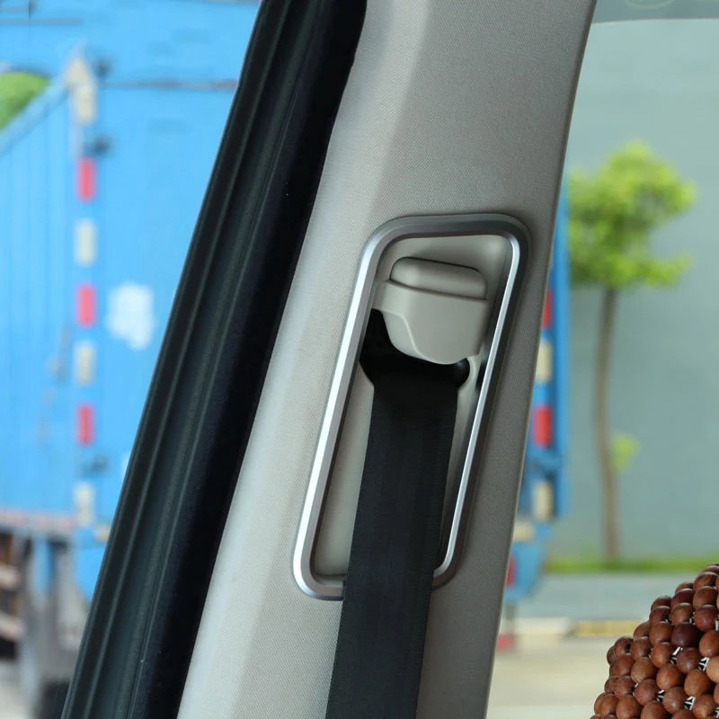 2 шт. хромированный автомобильный ремень безопасности из АБС-пластика для Land Rover