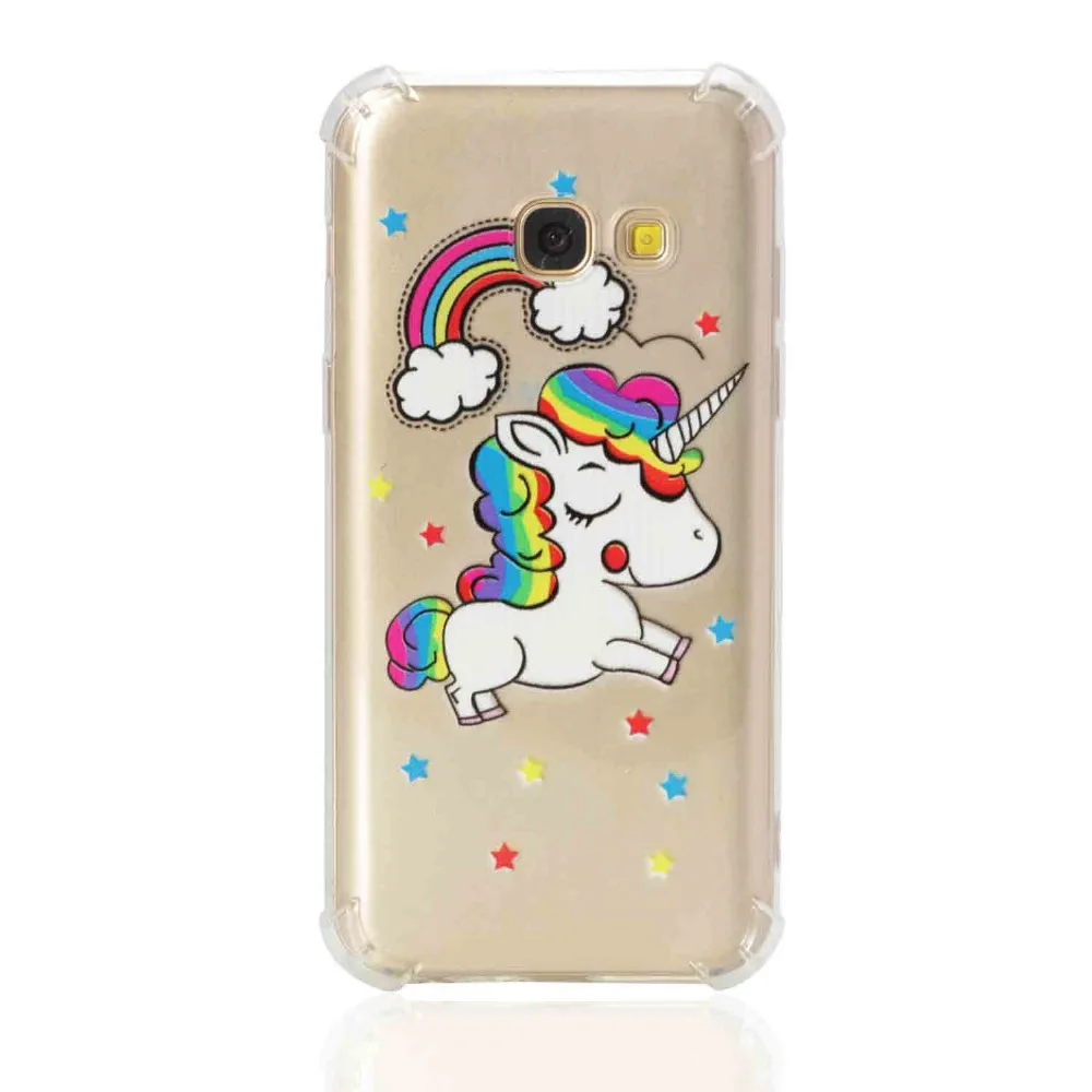 Case Anti-fall TPU For fitted case Samsung A5 2017 Cat Stand Cover Flip Leather Book Holder |