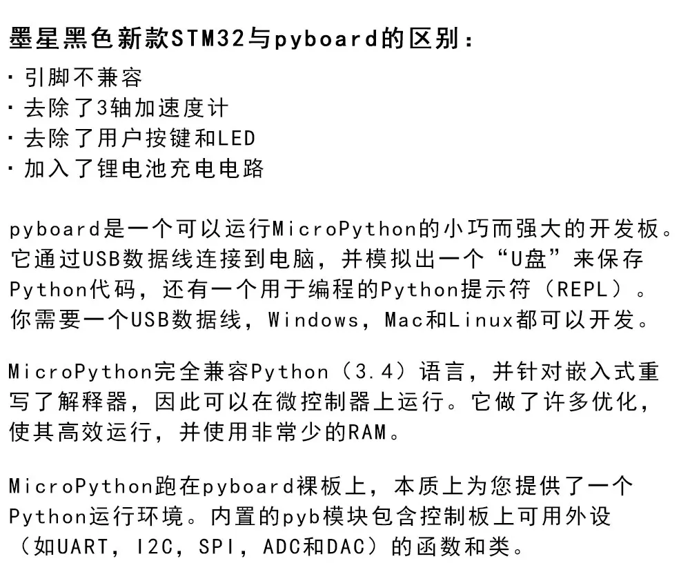 PyBoard V1.1 микропитон макетная плата STM32F405 OpenMV3 Cam M7