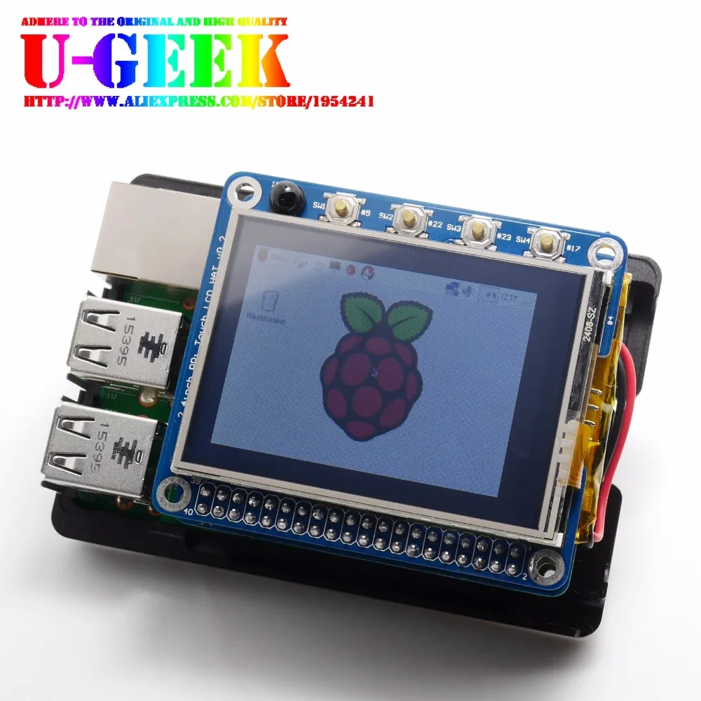Плата для HAT Pi 3B/Raspberry 4/3B +/3A +/2B/4B/Zero w адаптер аккумулятора Raspberry источник питания
