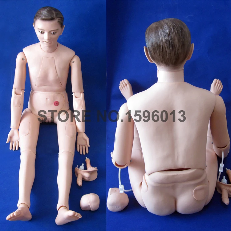Гибкая модель обучения по уходу за больными манекен для тренировок ребенком