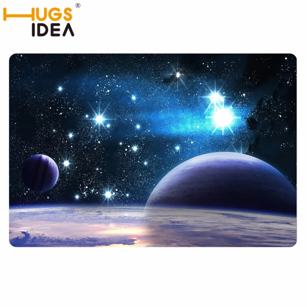 HUGSIDEA Galaxy Star коврики с принтом для гостиной прихожей резиновый коврик двери на