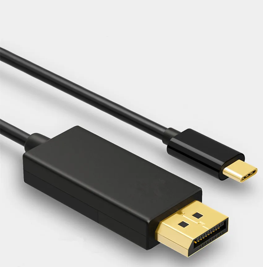 Кабель переходник USB3.1 для HDTV 1 8 м Type c папа DP поддержка видеоадаптера 4K кабель