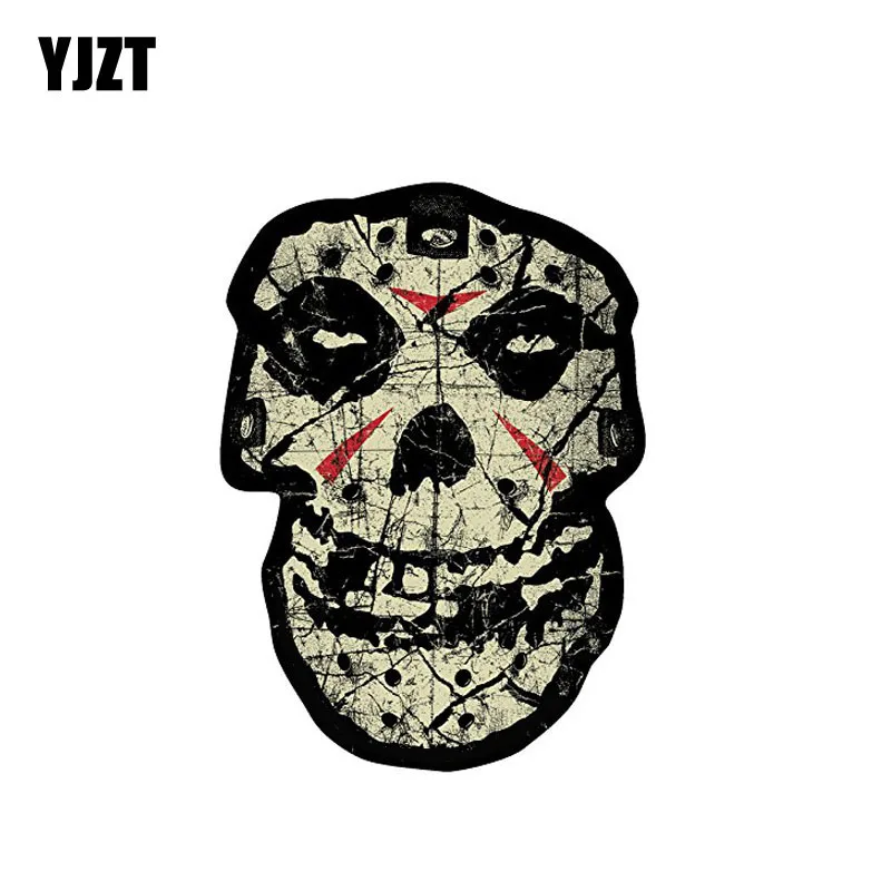 YJZT 8 6 см * 12 стикер для автомобиля провидитель Misfits кристалл озеро Череп наклейка в