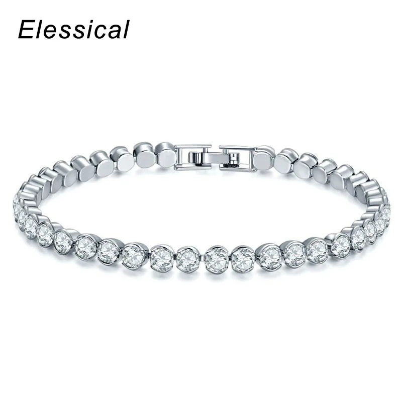 ELESSICAL Кристалл Красочные цветы браслет циркон подарки для Для женщин|bracelet zircon|gifts