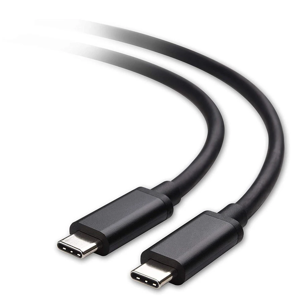 Черный 5A 87W USB Type C to Type C PD Cable for Redmi K20 Note 7 Pro Fast Charge Type-C Cable for MacBook Pro Samsung Huawei USB-C Wire - Цвет: Черный