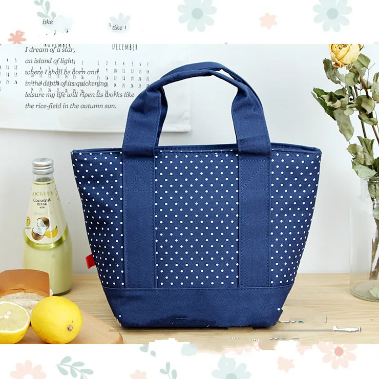 Стильная портативная сумка для ланча термосумка пикника еды напитков банка