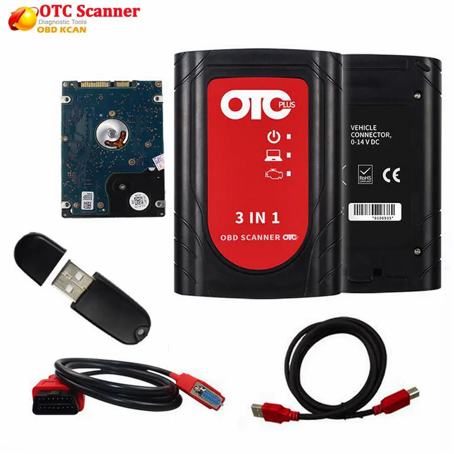 Профессиональный Автомобильный сканер obd2 IT3 V14.10.028 Global Techstream OTC Plus 3 в 1 OBDII