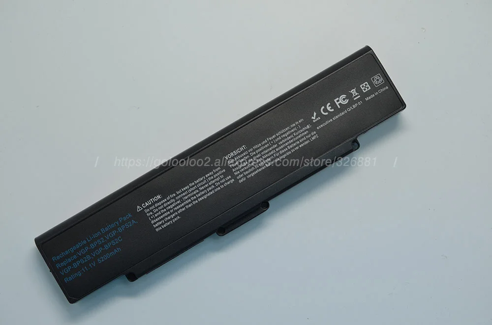 Golooloo 4400 мА/ч 11 1 v ноутбука фиолетового и черного Батарея для sony Vaio VGN AR11 VGP BPS2 BPS2C BPL2