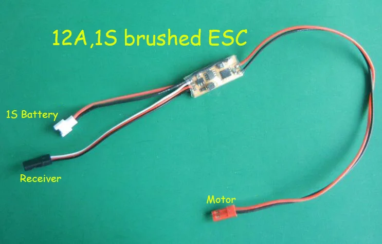 Игрушечный самолет с неподвижным крылом регулятор модели ESC высоким током 12A