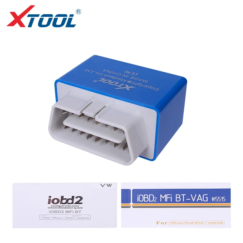 Считыватели кодов XTOOL IOBD2 Bluetooth диагностический инструмент сброс масляного масла