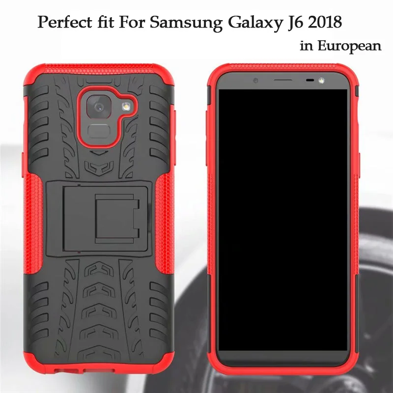 Whyes для samsung Galaxy j6 2018 Чехол ударопрочный гибридный Двухслойный чехол J6 |
