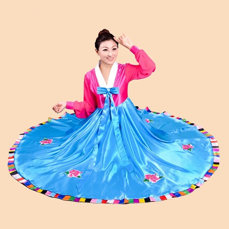 Корейский ханбок национальный костюм традиционное корейское платье косплей