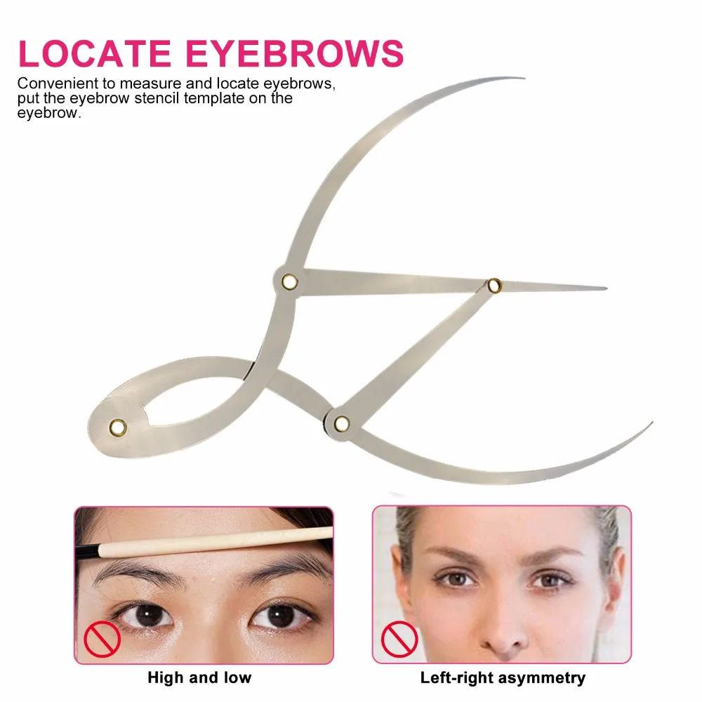 Золотая пропорциональная линейка микроблейдинг Точная модель шаблон