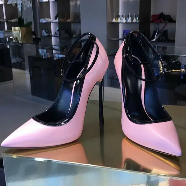 

FGHGF ladies heels, 12cm pink peep-toe pumps, sexy fashion size 34-43