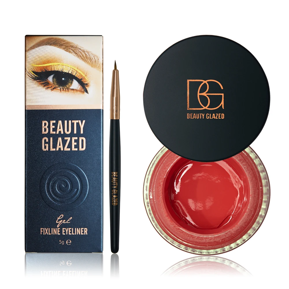 Гель Beauty Glazed для подводки глаз женщин водостойкий полуперманентный гель бровей с