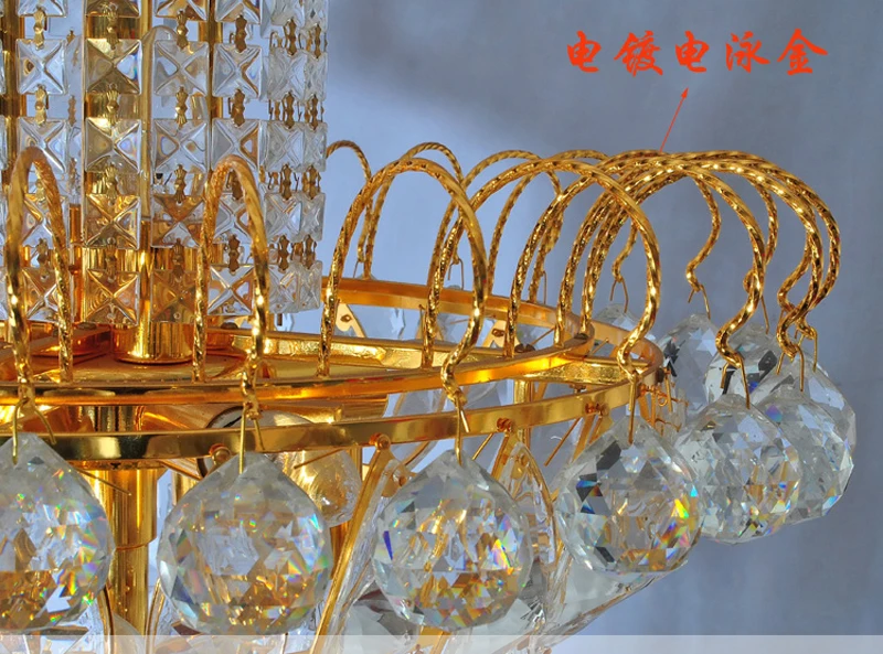 Освещение кристалл Люстры Модные Современные ясно Уотерфорд спираль сфере