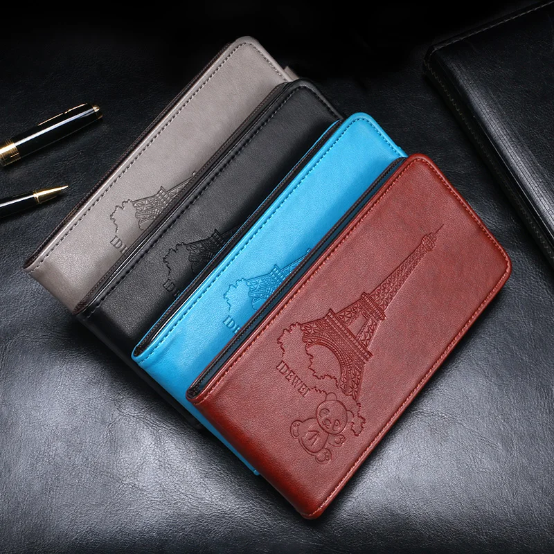 Чехол для huawei P Smart Case Cover 5 65 дюймов флип кожаный чехол Capa бизнес телефон сумка|leather