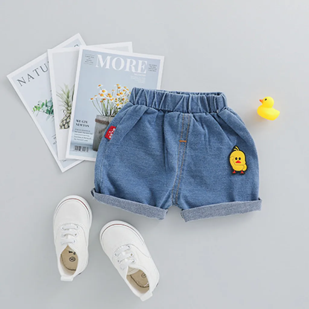 Telotuny boys set kids clothes toddler baby cartoon duck tops short pants casual outfits #40 | Детская одежда и обувь
