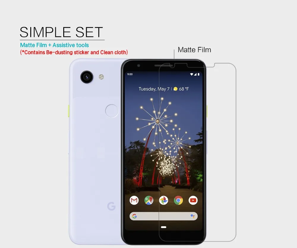 2 шт./партия для Google pixel 3a XL NILLKIN кристальная супер прозрачная защитная пленка или Антибликовая матовая защитная пленка для экрана