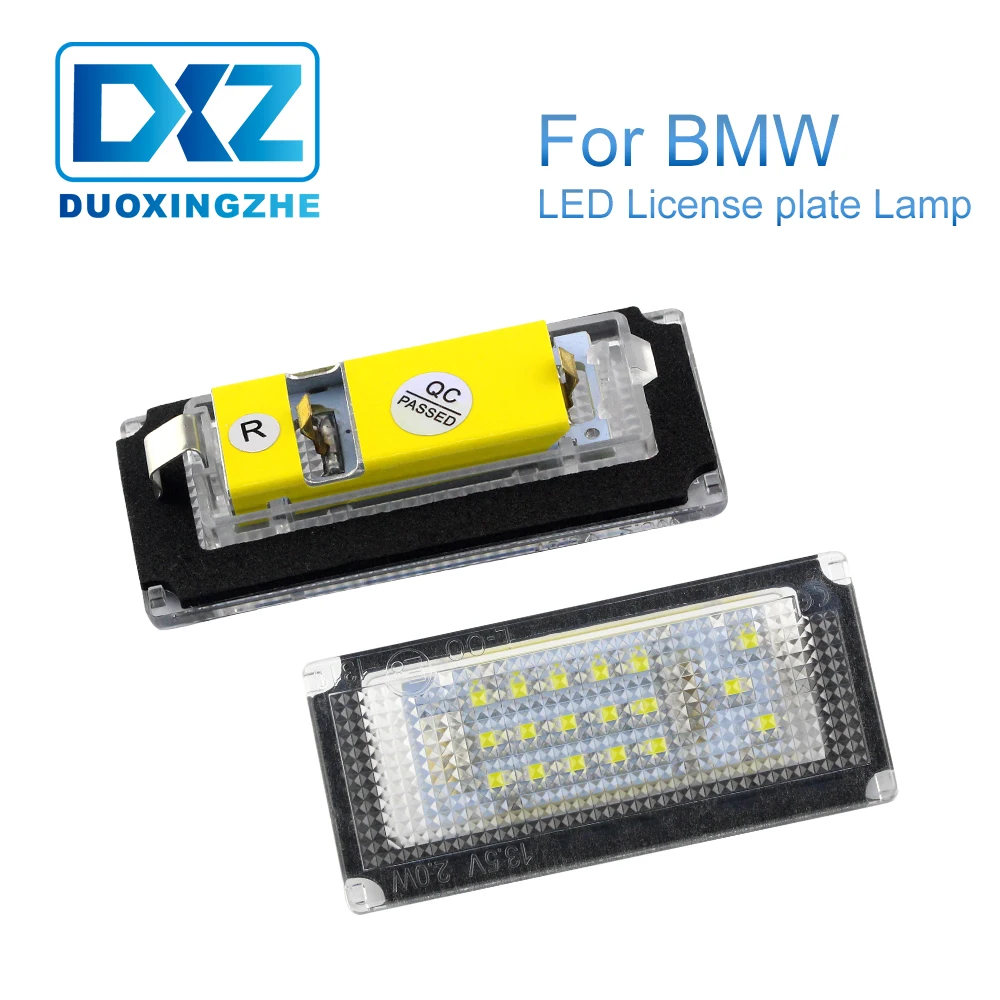 DXZ 2 шт. светодиодный номерной знак лампы 6500K 18 SMD для BMW E46 4D (98 05) 323i 325i 328i 99 03 330xi 330i