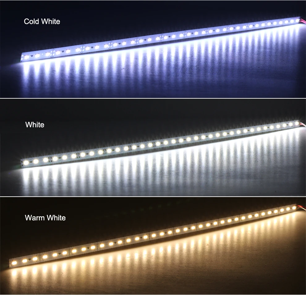 Светодиодный светильник 5630 SMD DC12V 36 светодиодный s 50 см высокая яркость светодиодный жесткий светильник для кухни под шкаф витрина 10 шт./лот