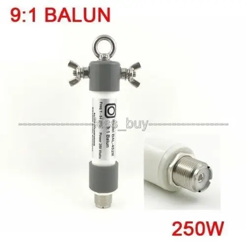 9:1 BALUN Mini выдерживает 250 Вт SSB для HAM радио QRP частота вращения 1 0 54 МГц