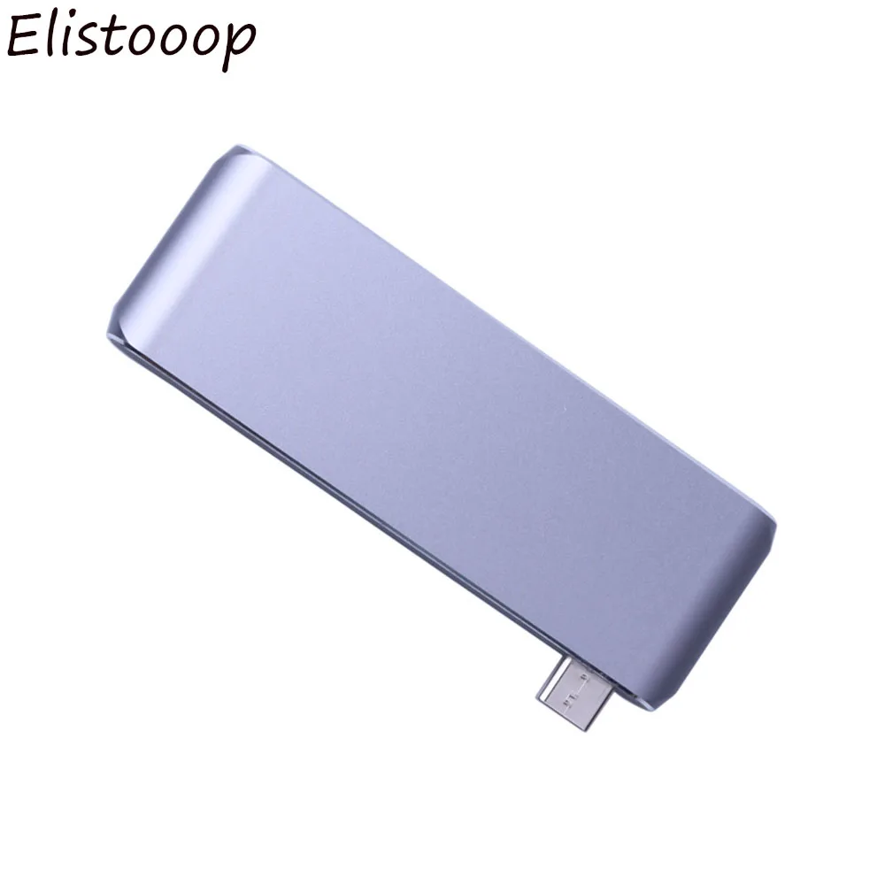 2018 алюминиевый концентратор USB C HDMI 4k Тип 3 0 разделитель адаптер TF Micro SD кардридер