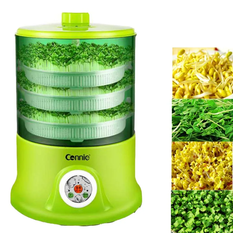 Машина для выращивания фасоли домашняя полностью автоматическая машина с 3