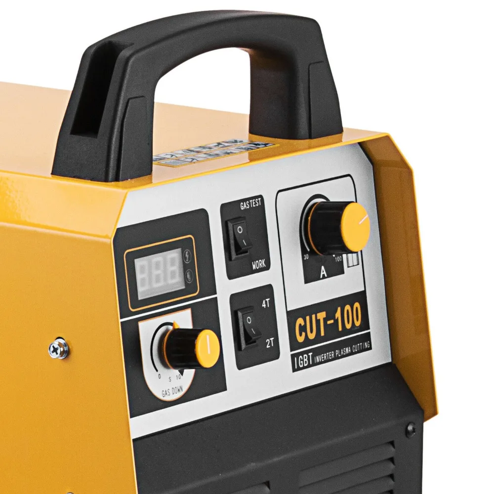 

Pilot Arc Plasma Cutter CUT-100 100 Amp Digital IGBT Inverter Max Cutting 35mm