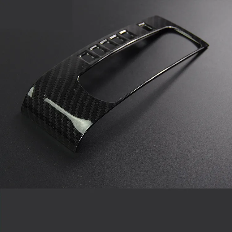 ABS углеродное волокно черный и серебристый рычаг переключения передач