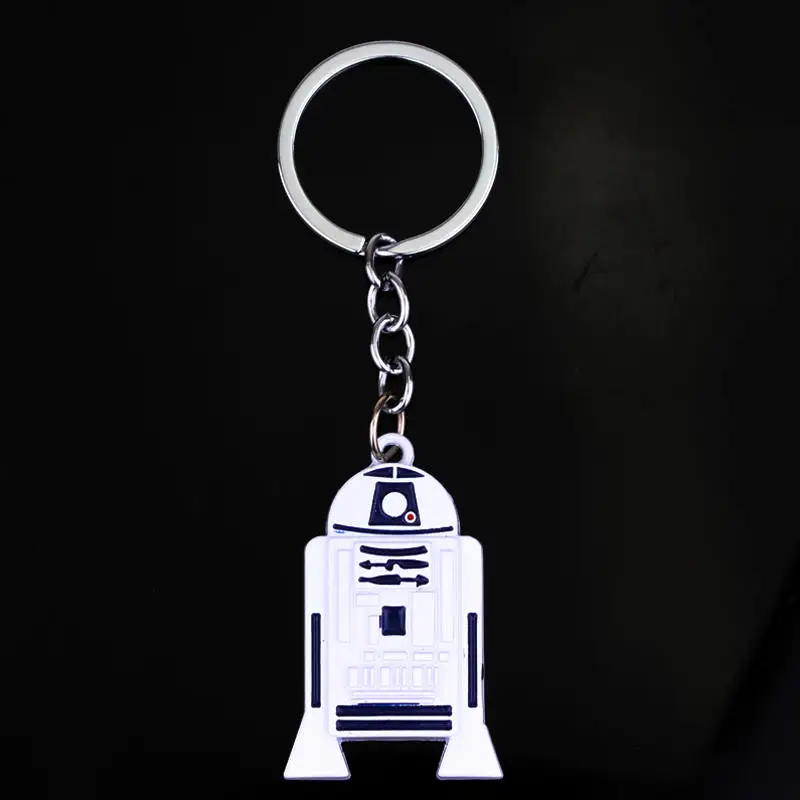 Металлический брелок для ключей Звездные войны The Force Awakens Robot R2-D2