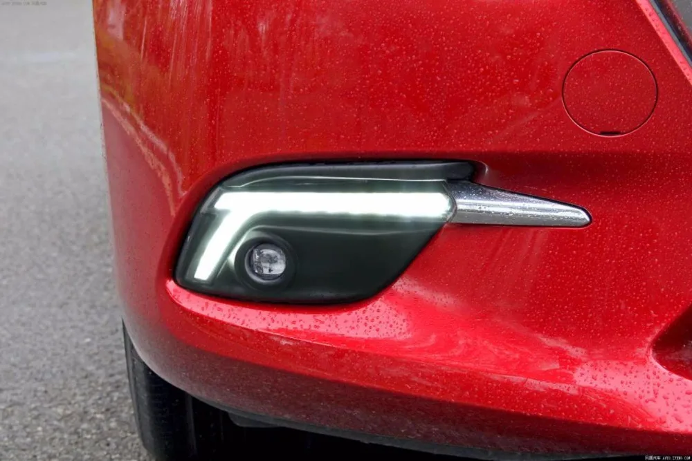 Движущегося сигнала! Для Mazda 3 Mazda3 Axela светодиодный дневные ходовые огни дневного света Daylights Желтый Сигнальная лампа авто-Стайлинг огни