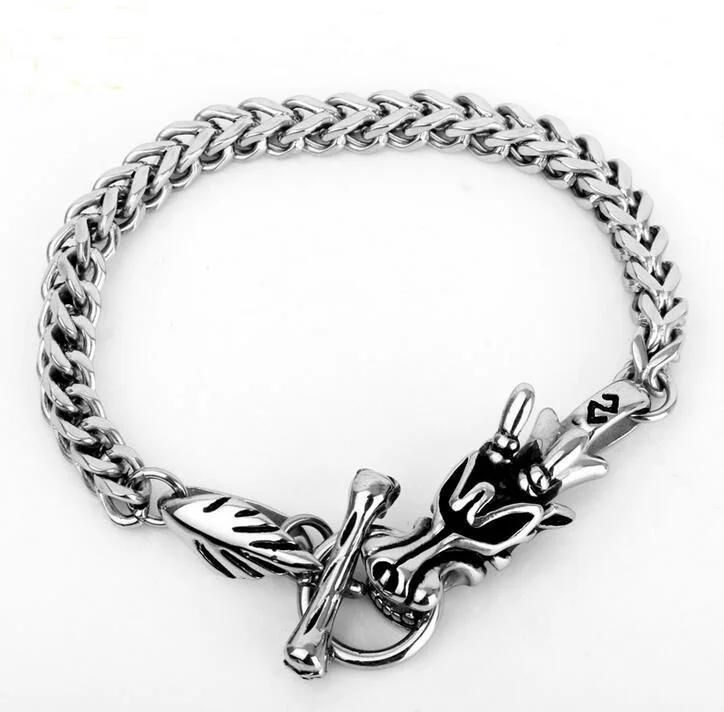 Trustylan никогда не увядает Нержавеющая сталь браслет Для мужчин Роскошные