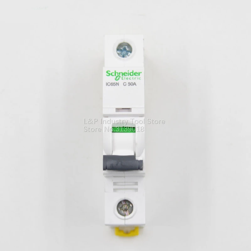 

100% Новый оригинальный мини-автоматический выключатель Schneider IC65N 1P C50A A9F18150