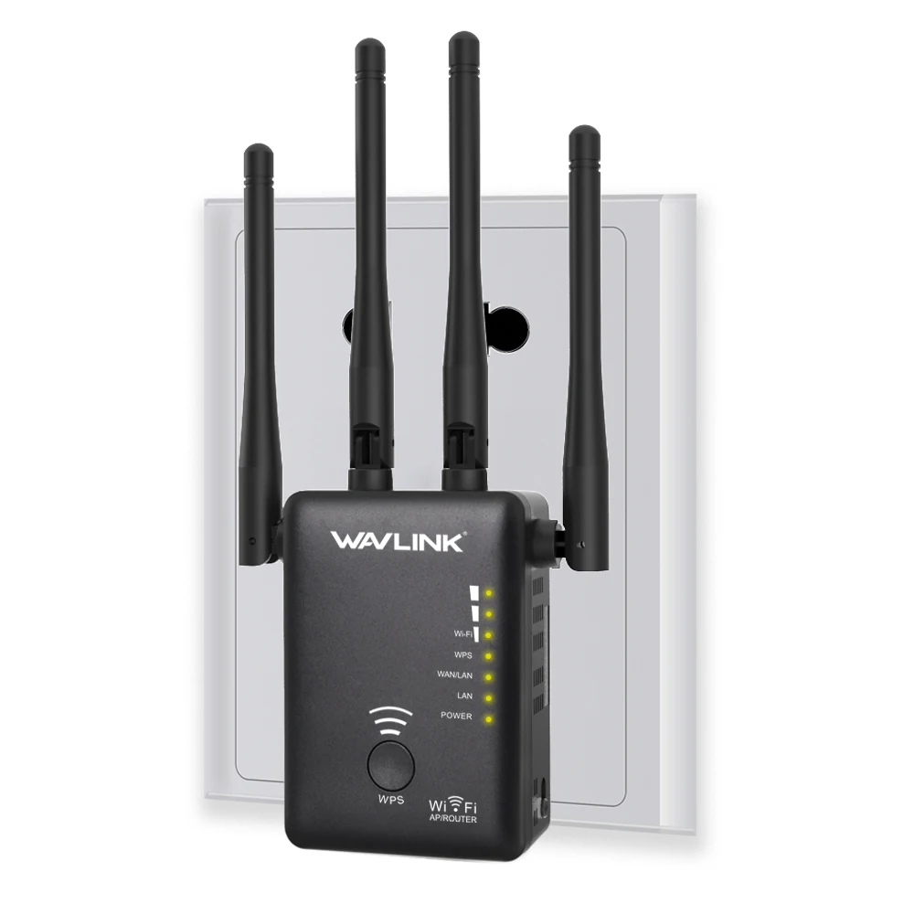 Wavlink Wi-Fi ретранслятор 1200 Мбит/с беспроводной wifi маршрутизатор/расширитель AP сети длинный диапазон WPS двухдиапазонный 2,4G& 5G wifi усилитель сигнала
