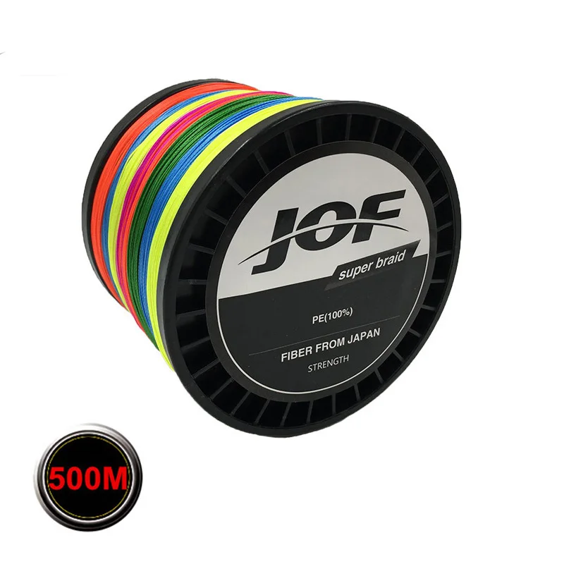 Леска плетеная из ПЭ 8 нитей 500 м 15 20 30 40 50 60 80 120 150 lb|fishing line|braided fishing linejapan multifilament |