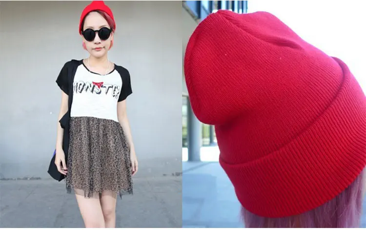 Новинка, модная зимняя шапка для женщин и мужчин, шапка Skullies Beanies, теплые шапки унисекс, вязаные шапки для мужчин, шапки бини, простая теплая мягкая шапка