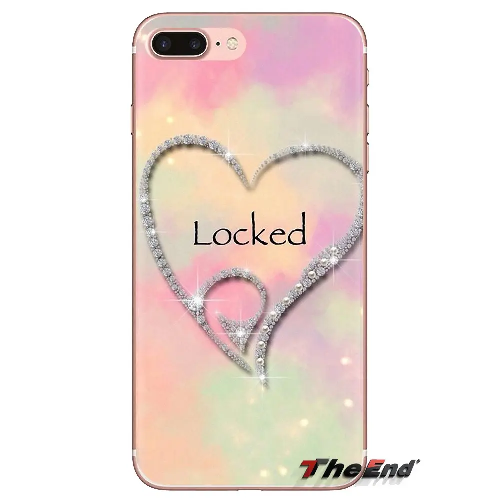 love Golden Heart Glitter Transparent Soft Shell Covers For iPod Touch Apple iPhone 4 4S 5 5S SE 5C 6 6S 7 8 X XR XS Plus MAX |