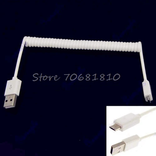 Новинка A To B Micro Sync кабель адаптер для зарядного устройства передачи данных Белый