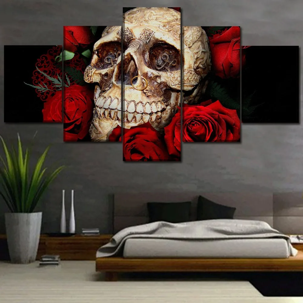 Домашний Декоративный холст искусство на стену один набор из 5 предметов постер с