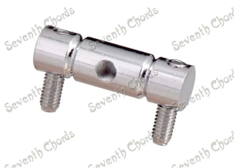 Седло мостовое хромированное для электрогитары диаметр 6 5 мм длина 21 30 шт.|guitar