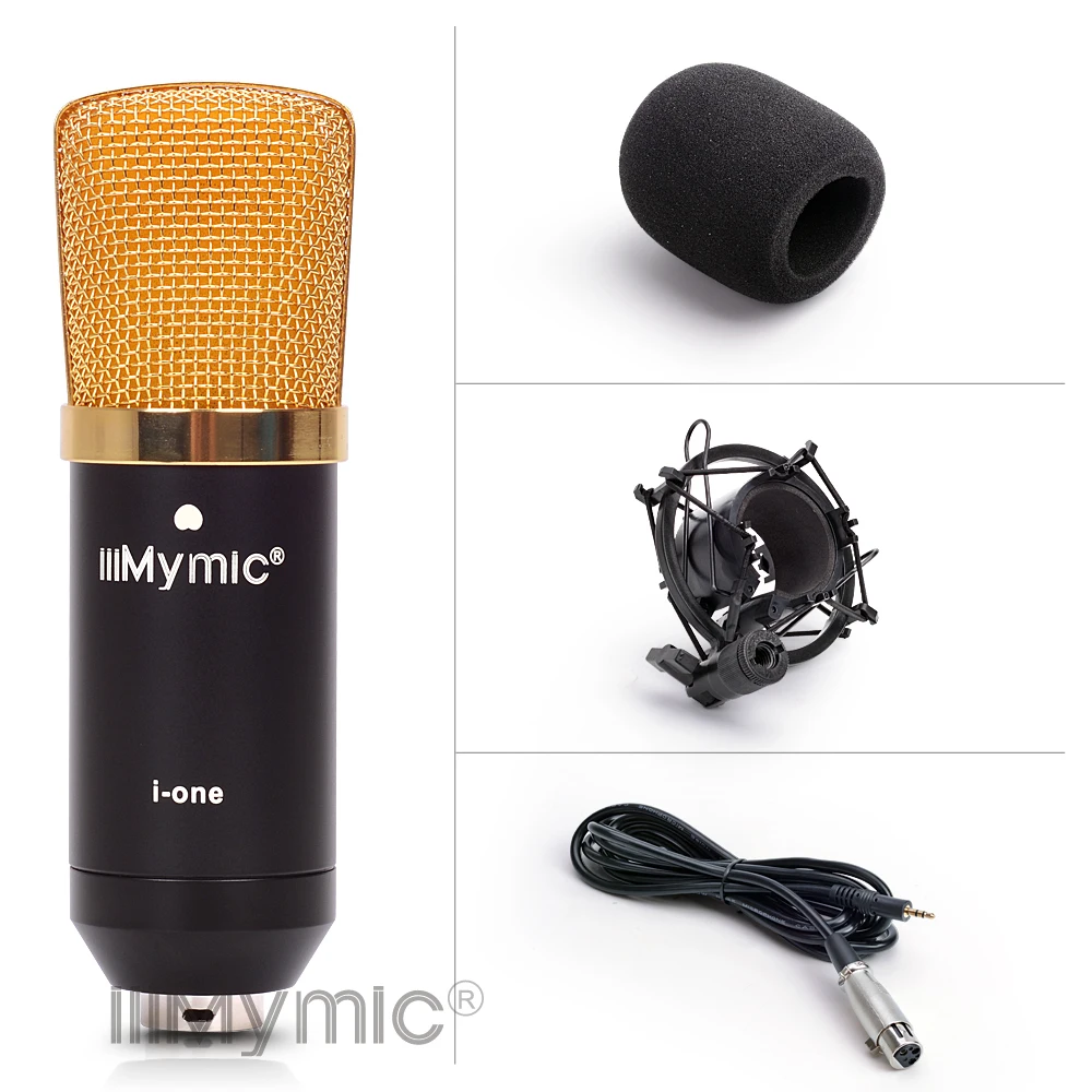 IiiMymic i-one! Профессиональный Студийный конденсаторный микрофон 16 мм Диафрагма