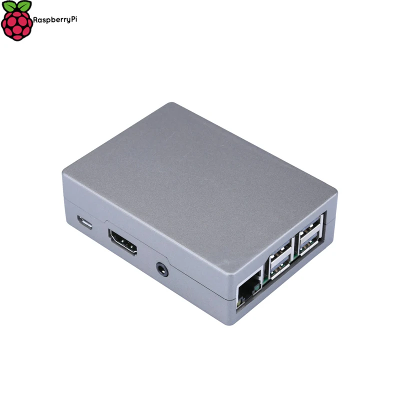 Raspberry Pi 3 Model B + алюминиевый черный серебристый чехол RPI 3B Plus металлический корпус