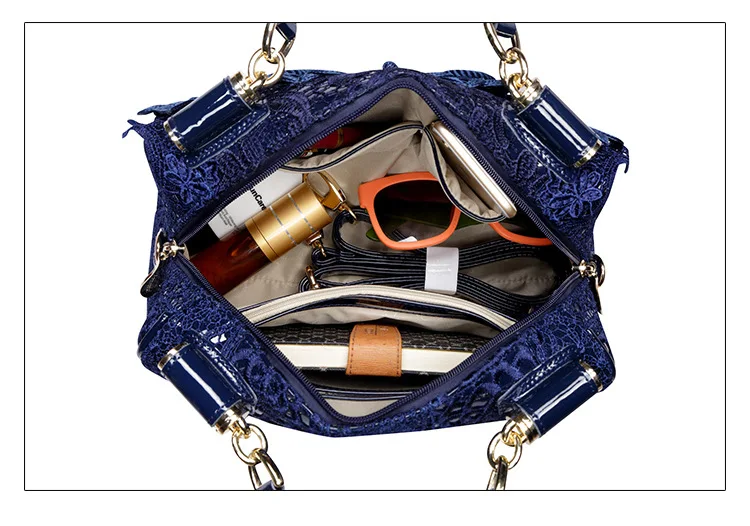 Женские сумки ARNOCHEN высококачественные кружевные сумочки из лакированной кожи